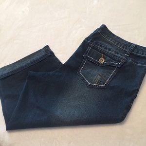 Lane Bryant denim jean capris!